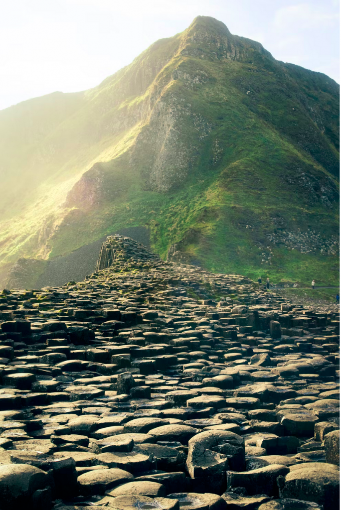 Photo of the Giant's Causeway in County Antrim, Ireland