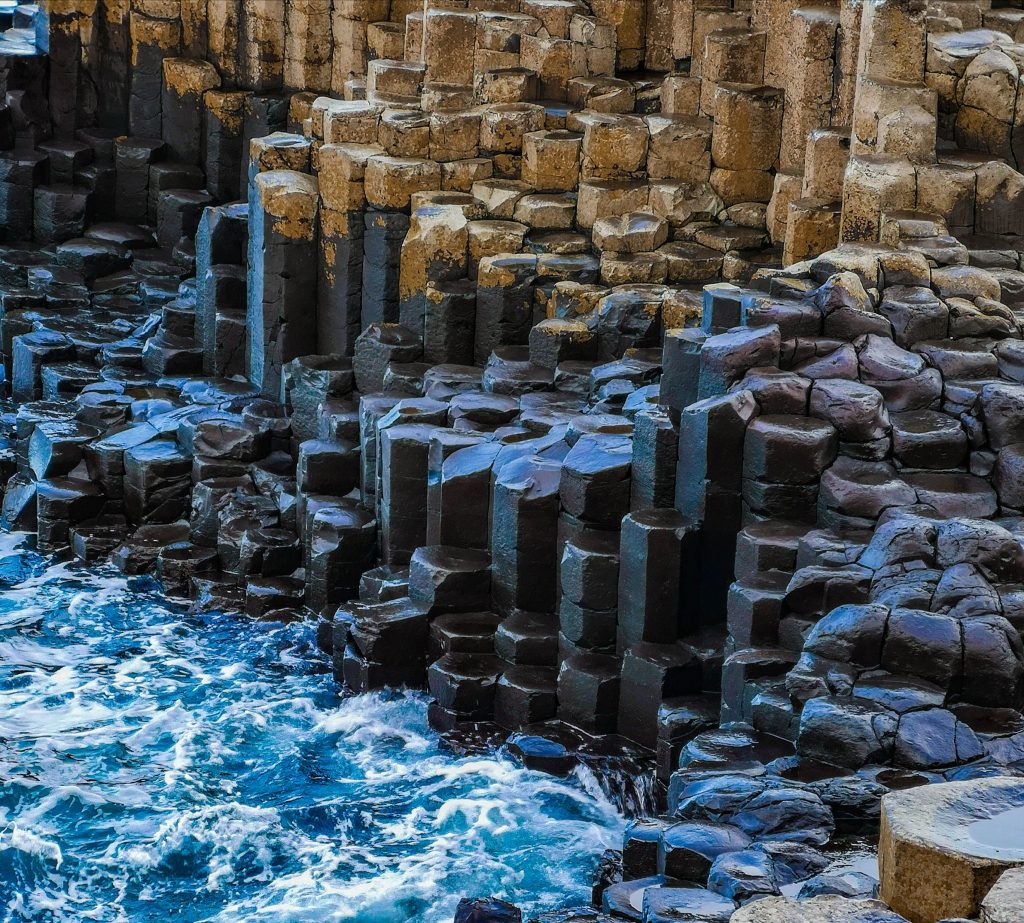 Waves on The Giant's Causeway