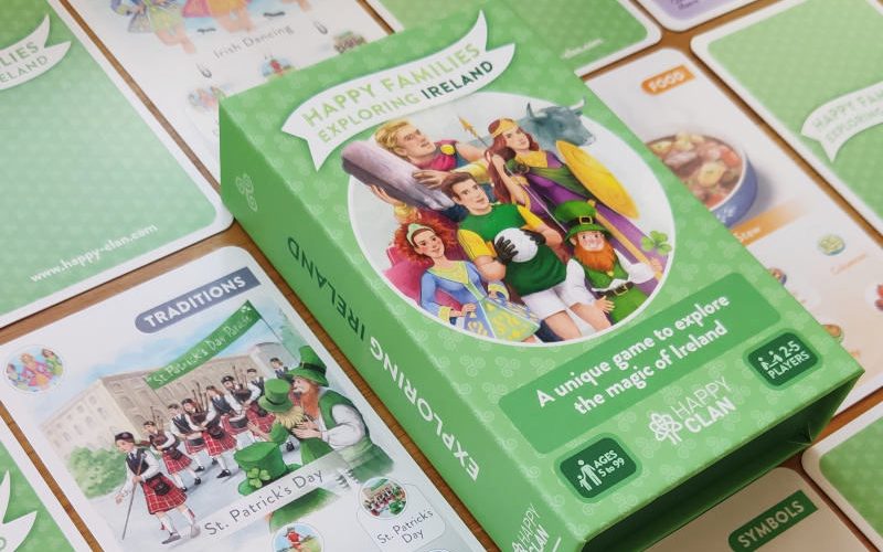 Ireland card game and box
