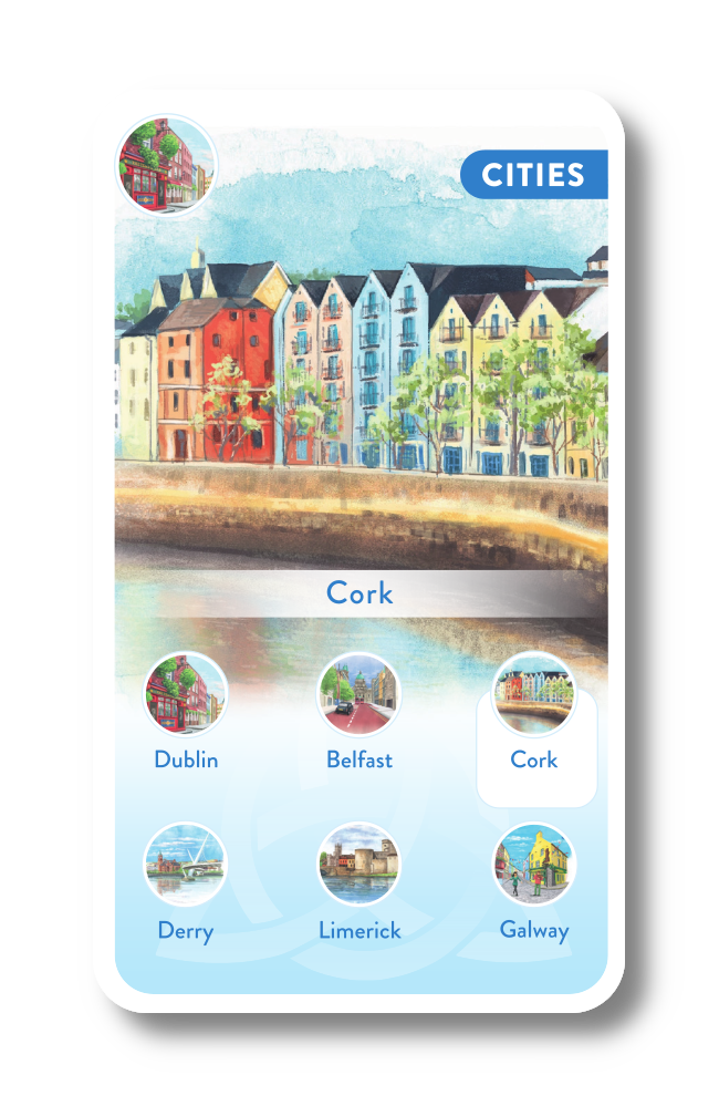 Cork-card-Exploring-Ireland-game