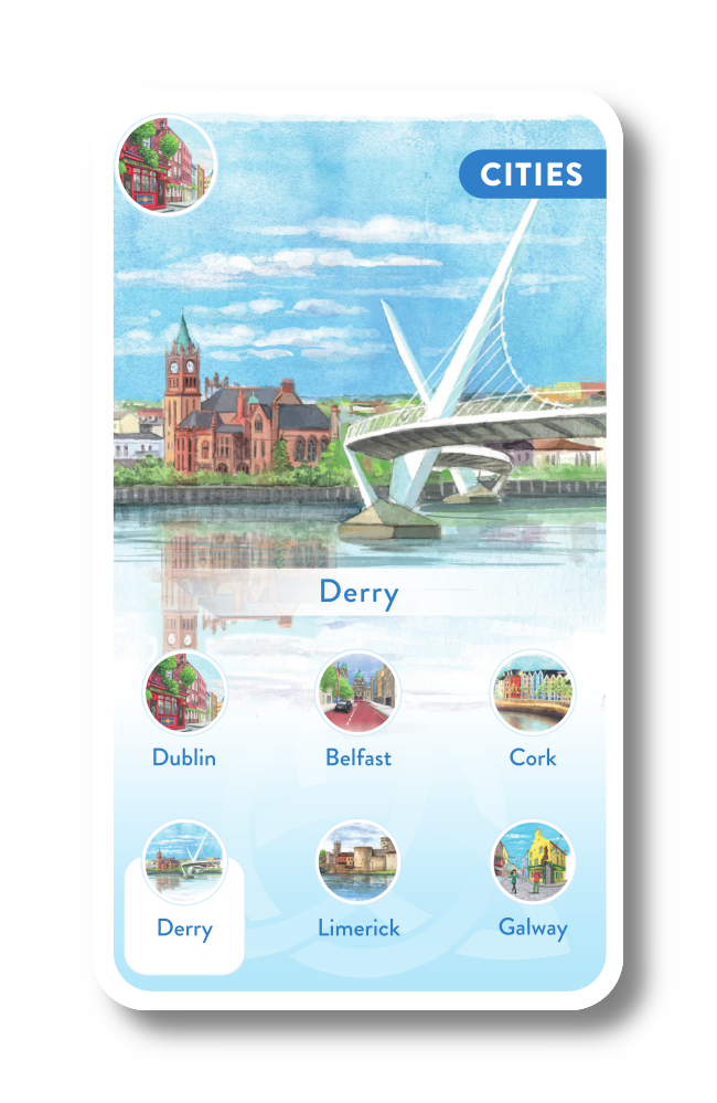 Derry-card-exploring-ireland-game