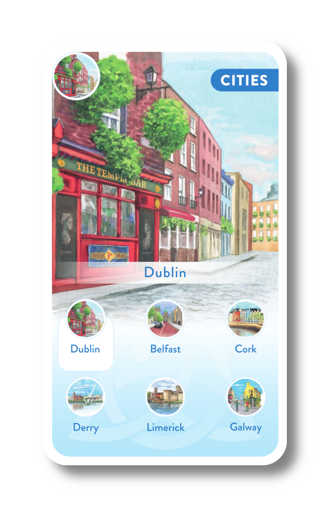 Dublin-card-Exploring-Ireland-card-game