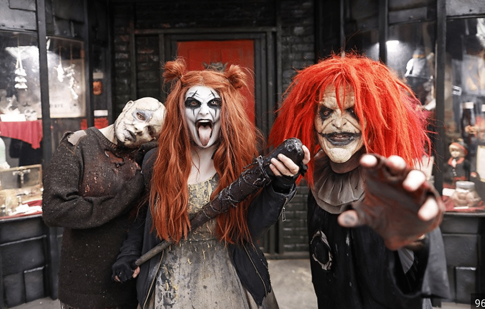 Scary characters at the Nightmare Realm